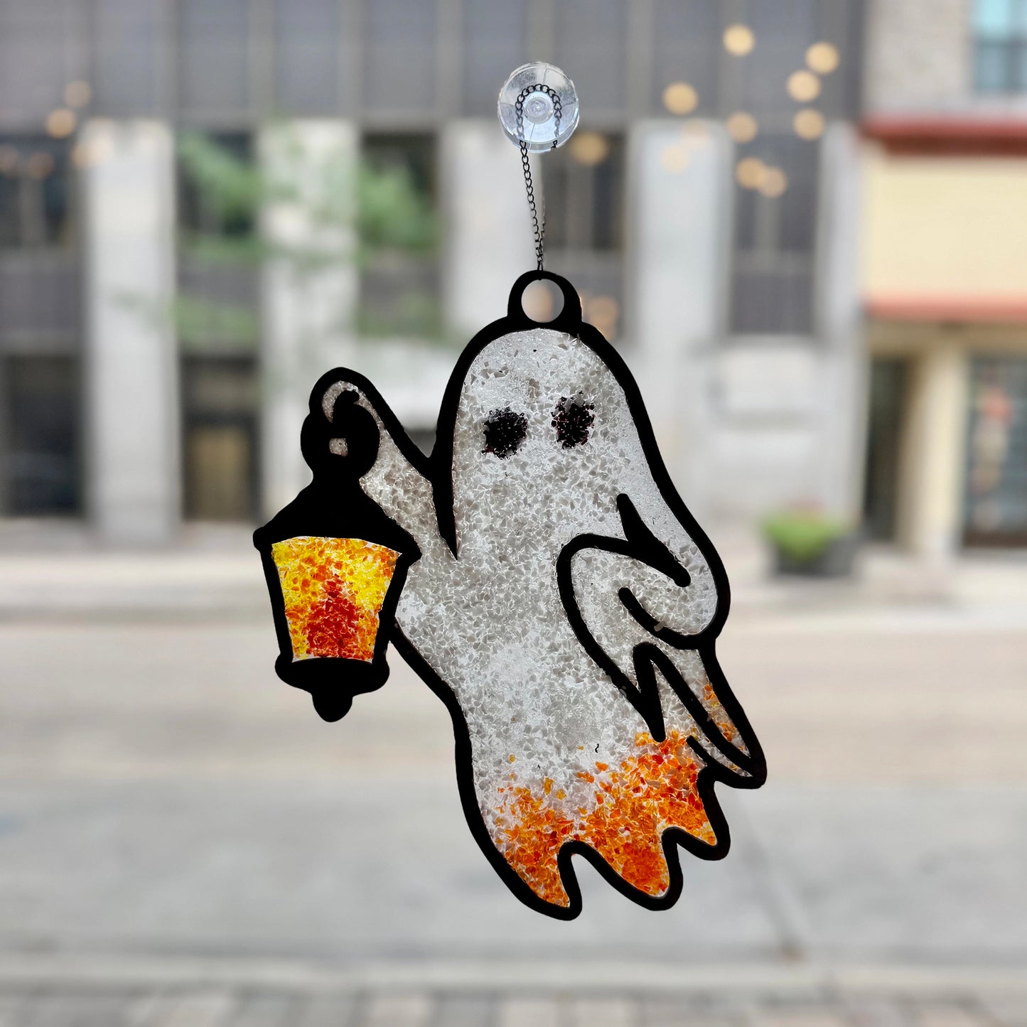 Halloween Crushed Glass Suncatcher Workshop